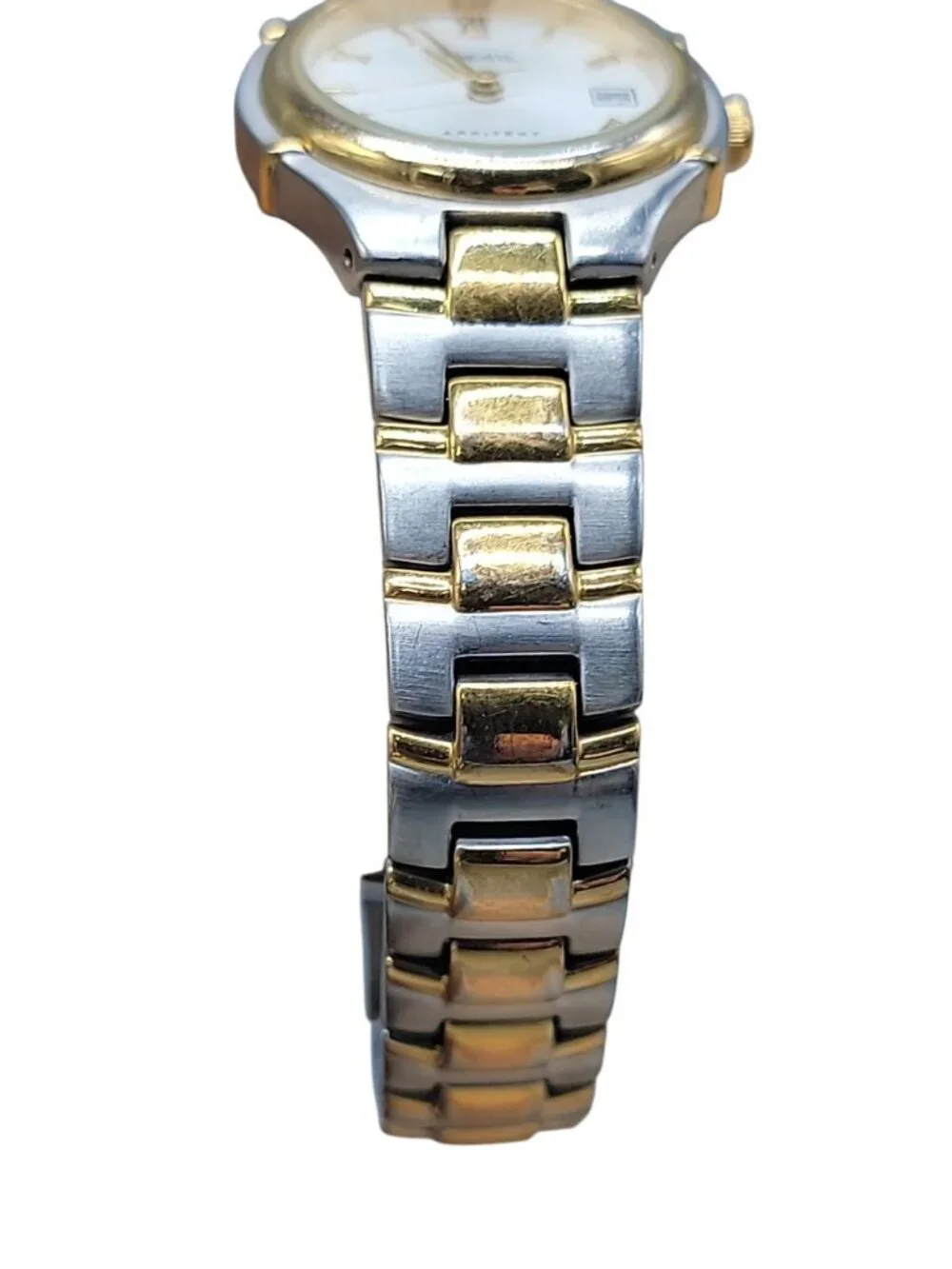 Fossil Arkitekt Ladies Watch 27mm FS2699 Date Quartz Two Tone 6